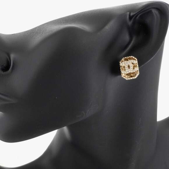 CHANEL Authentic Gold Earrings